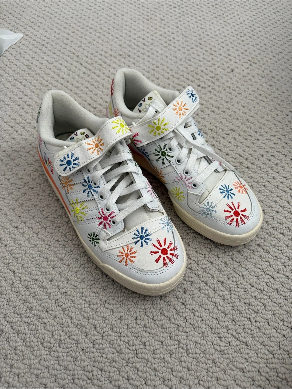 Adidas Forum Pride Month Multicolor Floral Prints - Picture 1 of 1